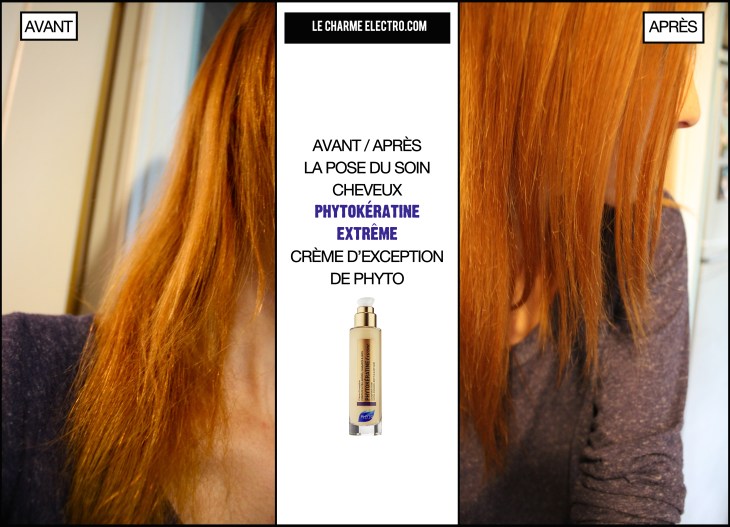 Avant Apres phytokeratine creme d exception soin cheveux beaute Le Charme Electro.com