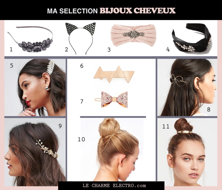 Accessoires Cheveux Bijoux - Mode Tendance Jour de l'an
