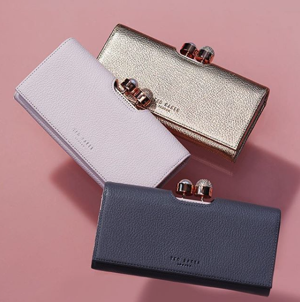 Portefeuille Ted Baker Rose - Neuf Avec Étiquettes - Design Élégant Et Féminin