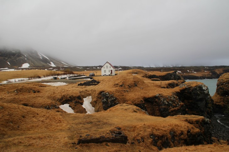 Arnarstapi - péninsule de Snæfellsnes - Voyage en Islande fin Mars - Paysage