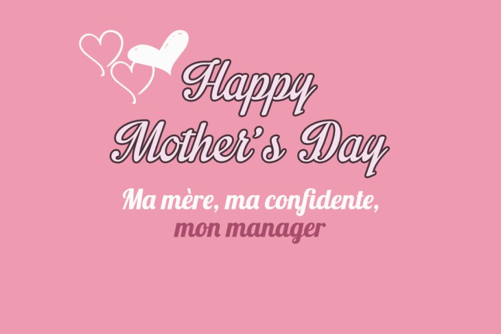 La fête des mères - Ma mère mon manager