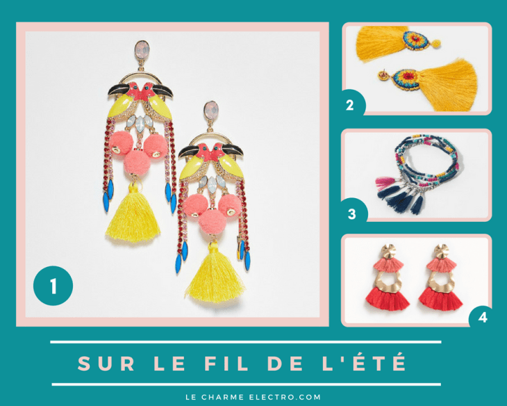 Sélection de Bijoux tendance fantaisies femmes pour cet ete