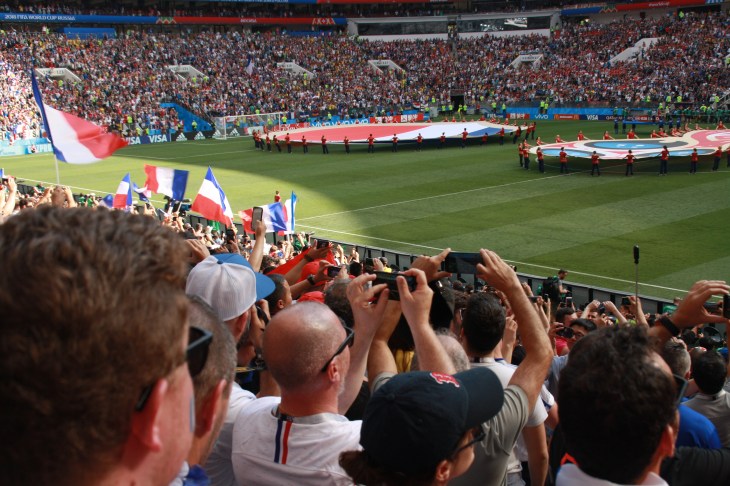 Au coeur de la coupe du monde - En direct du match France Danemark 2018.JPG