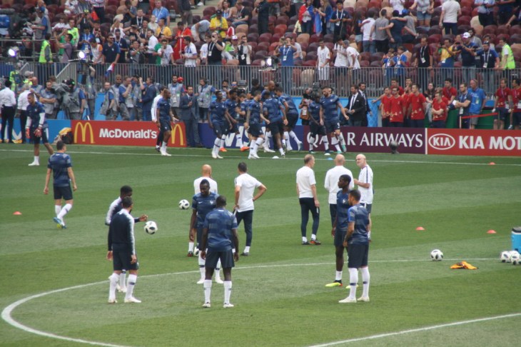 En direct du Match France Danemark 2018 à Moscou