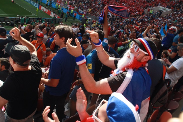 Russie - En direct du Match France Danemark 2018 à Moscou